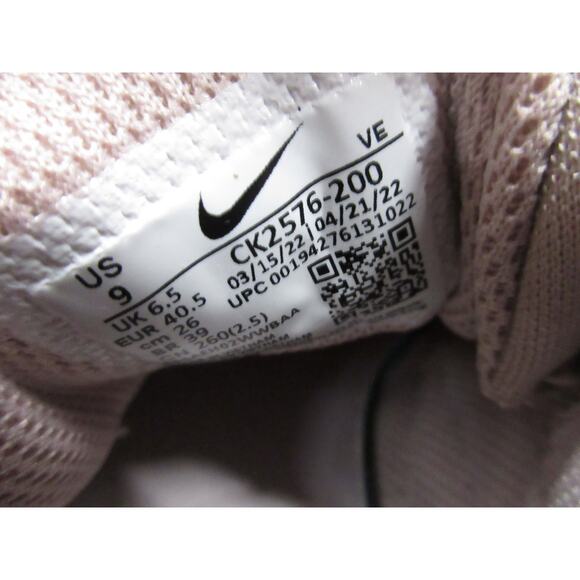 like new Nike Shoes US 9 Stone Mauve Metallic Silver 200) - Picture 4 of 5